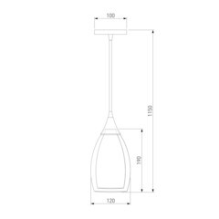 Светильник подвесной Eurosvet Cosmic Е14 15 Вт 3 кв.м черный жемчуг IP20 (00000086203) - фото 2