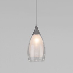 Светильник подвесной Eurosvet Cosmic Е14 15 Вт 3 кв.м хром/белый IP20 (a049528) - фото 4