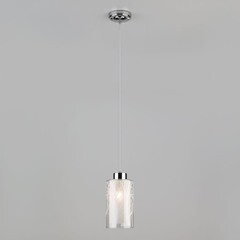 Светильник подвесной Eurosvet Santos Е27 60 Вт 5 кв.м хром/белый IP20 (00000073685) - фото 5