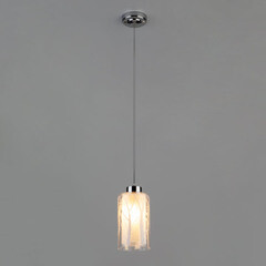 Светильник подвесной Eurosvet Santos Е27 60 Вт 5 кв.м хром/белый IP20 (00000073685) - фото 3