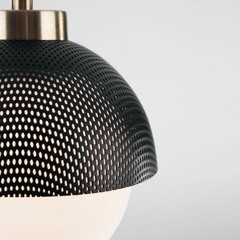 Светильник подвесной Eurosvet Nocciola E27 60 Вт 4 кв.м античная бронза/черный IP20 (a044690) - фото 4