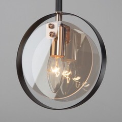 Светильник подвесной Eurosvet Gallo Е14 60 Вт 4 кв.м черный IP20 (a052350) - фото 3