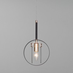 Светильник подвесной Eurosvet Gallo Е14 60 Вт 4 кв.м черный IP20 (a052350) - фото 5