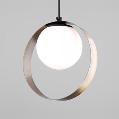 Светильник подвесной Eurosvet Dublin G9 7 Вт 1 кв.м черный/бронза IP20 (a051773) - фото 6