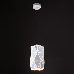 Светильник подвесной Eurosvet Reprise Е27 40 Вт 3 кв.м белый IP20 (00000084633) - фото 5