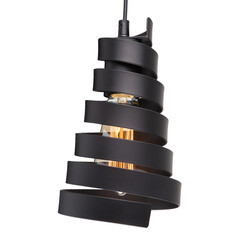 Светильник подвесной Eurosvet Storm Е27 40 Вт 3 кв.м черный IP20 (00000081967) - фото 5