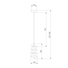 Светильник подвесной Eurosvet Storm Е27 40 Вт 3 кв.м черный IP20 (00000081967) - фото 2