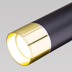 Светильник подвесной Eurosvet DLN107 GU10 40 Вт 3 кв.м черный/золото IP20 (a055579) - фото 2