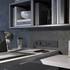 Рамка Werkel Hammer пятиместная черная (a052531) - фото 2