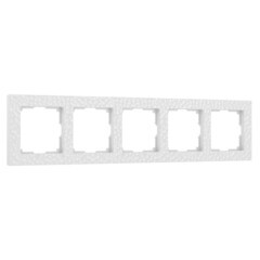 Рамка Werkel Hammer пятиместная белая (a052529) - фото 1