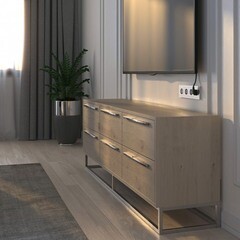 Рамка Werkel Hammer четырехместная серебряная (a052524) - фото 2