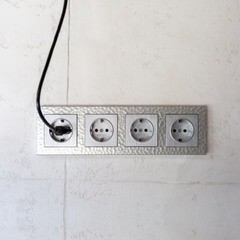 Рамка Werkel Hammer четырехместная серебряная (a052524) - фото 3