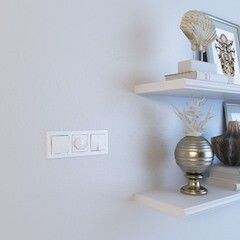 Рамка Werkel Hammer трехместная белая (a052519) - фото 2