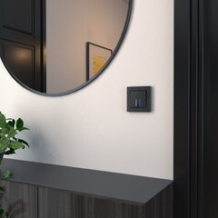 Рамка Werkel Hammer одноместная черная (a052513) - фото 3