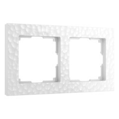 Рамка Werkel Hammer двухместная белая (a052515) - фото 1