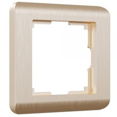 Рамка Werkel Stream одноместная шампань (a051284) - фото 1