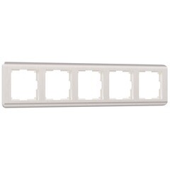 Изображение товара Рамка Werkel Stream пятиместная перламутровая (a051280)