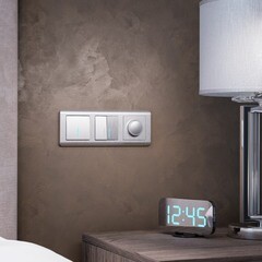 Рамка Werkel Stream трехместная серебряная (a051277) - фото 2