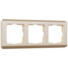 Изображение товара Рамка Werkel Stream трехместная шампань (a051274)