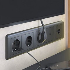 Рамка Werkel Stream пятиместная графит (a051271) - фото 2