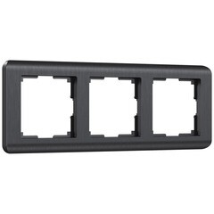 Изображение товара Рамка Werkel Stream трехместная графит (a051268)