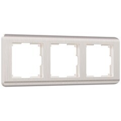 Рамка Werkel Stream трехместная перламутровая (a051265) - фото 1