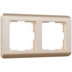 Рамка Werkel Stream двухместная шампань (a051263) - фото 1