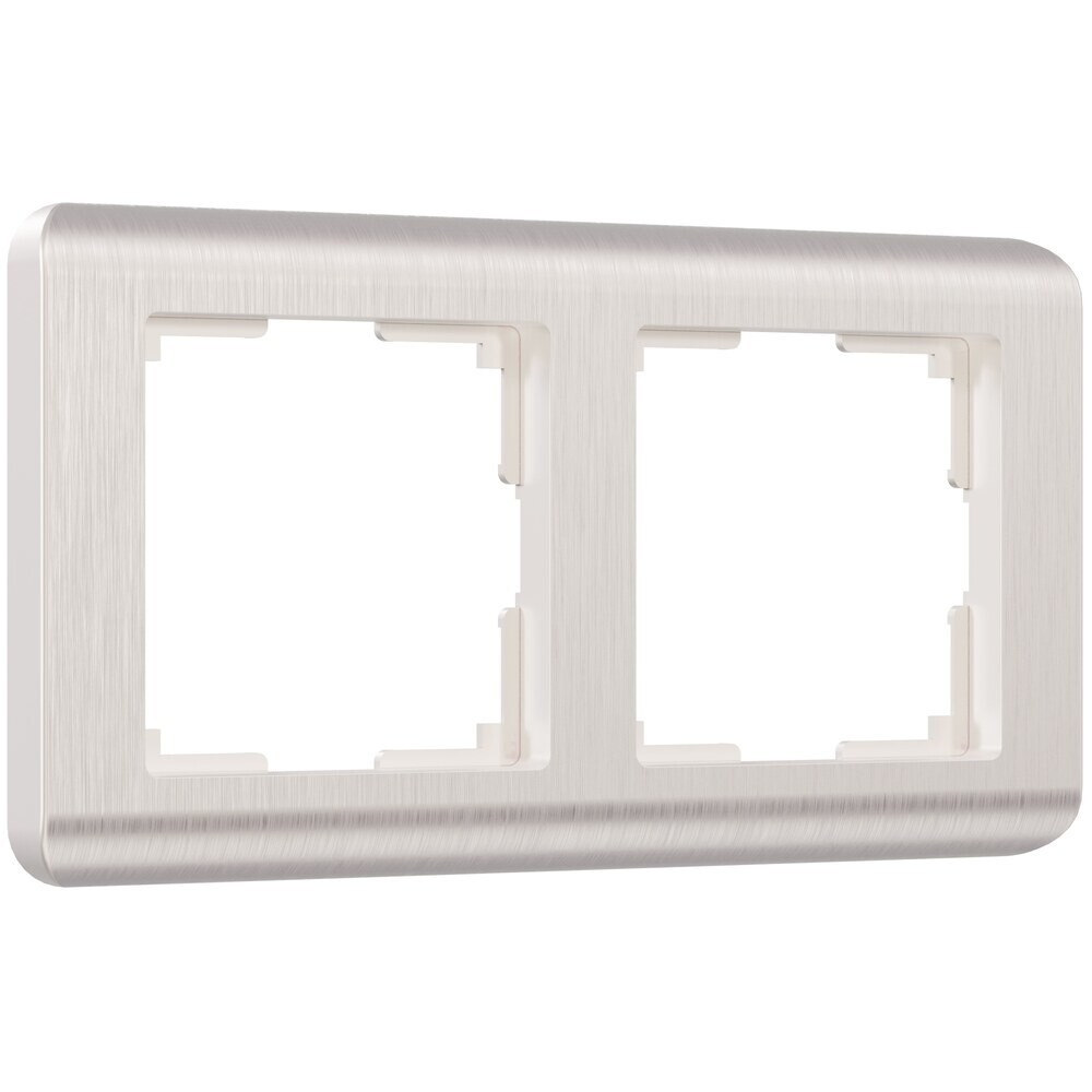 Изображение товара Рамка Werkel Stream двухместная перламутровая (a051262)