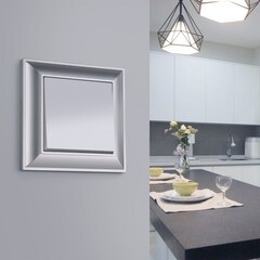 Рамка Werkel Fiore одноместная серебряная (a051030) - фото 3