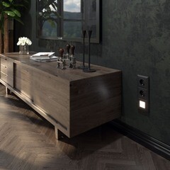 Рамка Werkel Fiore трехместная черная (a051026) - фото 3