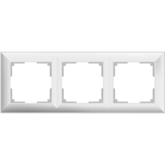 Рамка Werkel Fiore трехместная белая (a051020) - фото 2