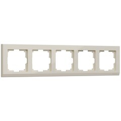 Изображение товара Рамка Werkel Stark пятиместная слоновая кость (a050915)