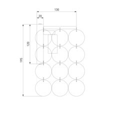 Бра Eurosvet Sandra Е14 60 Вт 230 В хром IP20 (a043152) - фото 3
