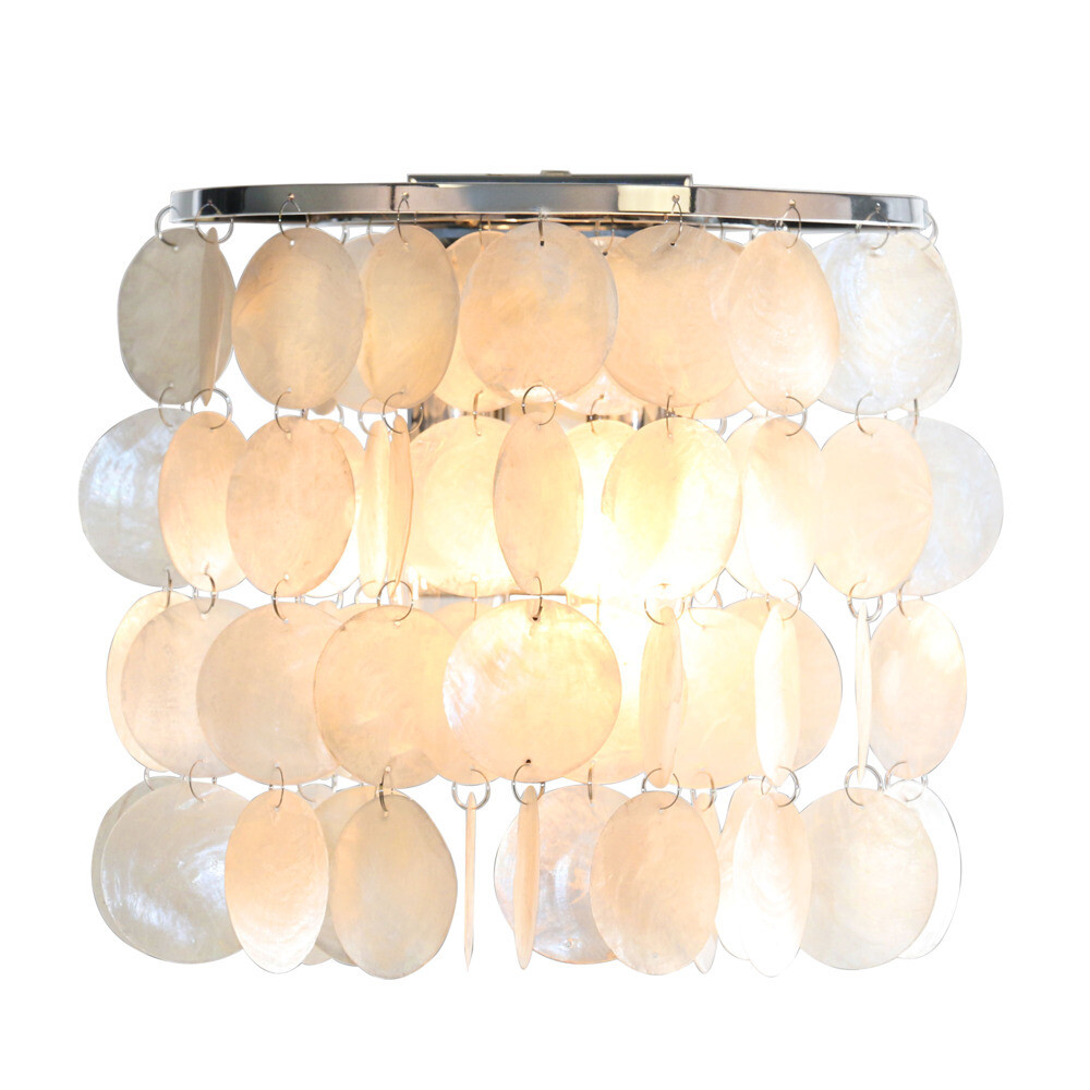 Изображение товара Бра Eurosvet Sandra с перламутровым плафоном и хромовым покрытием E14 IP20