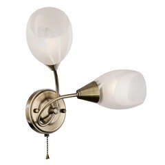 Бра Eurosvet Virginia Е27 60 Вт 230 В бронза IP20 (00000055744) - фото 1