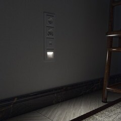 Подсветка для лестниц встраиваемая светодиодная белая 1 Вт 4000К IP20 Werkel (a051122) - фото 2