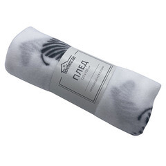 Плед 120х150 см Belezza Savanna флис белый - фото 3