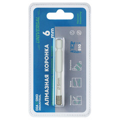 Коронка алмазная Diamond Industrial (DIDKVP06S10) по керамограниту d6 мм - фото 2