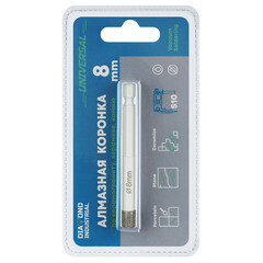 Коронка алмазная Diamond Industrial (DIDKVP08S10) по керамограниту d8 мм - фото 3