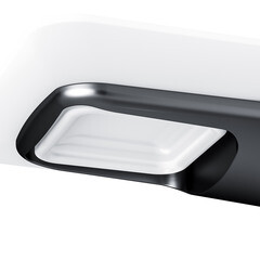 Мыльница для ванной AM.PM Inspire 2.0 с держателем стекло черная (A50A34222) - фото 2