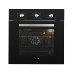 Духовой шкаф электрический встраиваемый Lex EDM 073 BL 595 мм черный