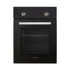 Духовой шкаф электрический встраиваемый Lex EDM 4540 BL 450 мм черный