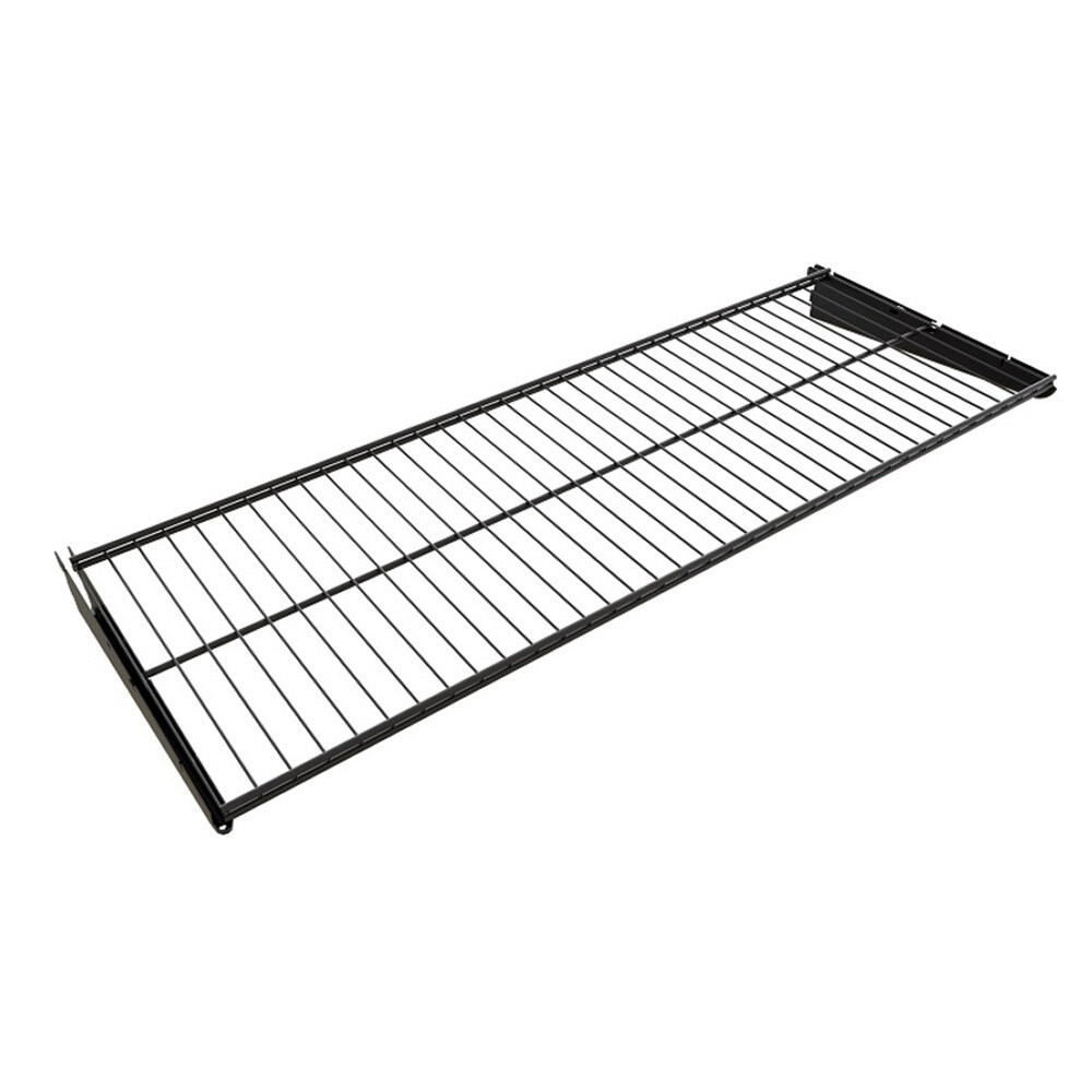 Полка сетчатая металлическая черная 903х306 мм Титан-GS