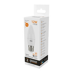 Лампа светодиодная Gauss E27 3000К 12 Вт 950 Лм 175-240 В свеча тонированная - фото 6