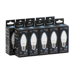 Лампа светодиодная Gauss E27 4100К 6,5 Вт 550 Лм 175-240 В свеча тонированная - фото 3