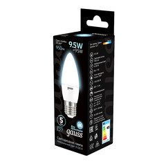 Лампа светодиодная Gauss E27 4100К 9,5 Вт 950 Лм 175-240 В свеча тонированная - фото 5