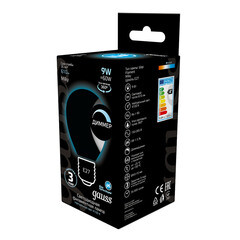 Лампа светодиодная филаментная Gauss E27 4100К 9 Вт 610 Лм 175-240 В шар тонированная диммируемая - фото 5