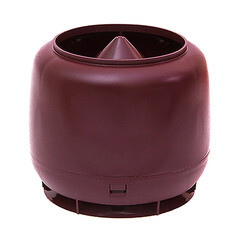 Колпак Поливент для изолированного выхода d160 мм красное вино RAL 3005 - фото 2