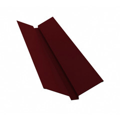 Изображение товара Ендова внешняя для металлочерепицы 115х30х115 мм 2 м красное вино RAL 3005