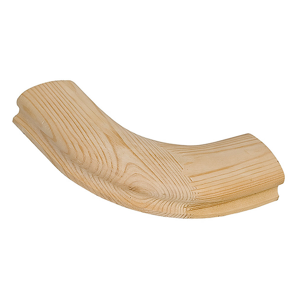 Изображение товара Поворот угол 90 для поручня 44х80 мм из хвои сорт Экстра